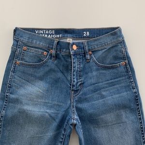 JCrew vintage slim straight jeans size 28.